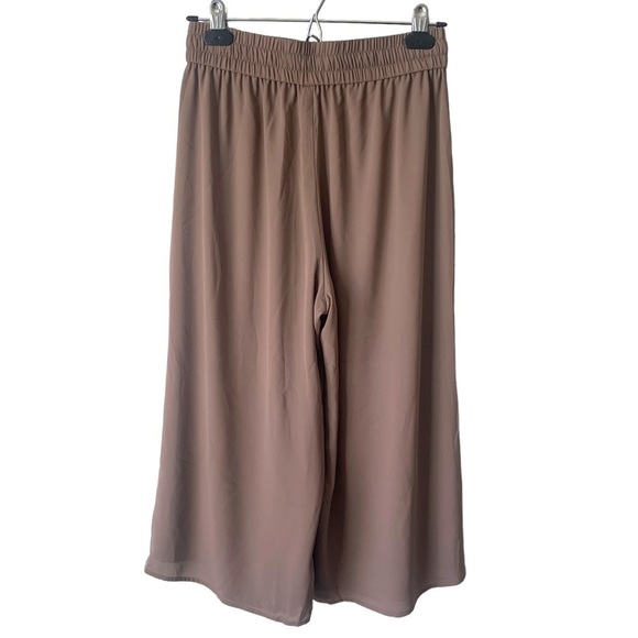 Aritzia Babaton Luiz Pant Cropped Wide-Leg Cullotte Women's Small - Picture 8 of 11